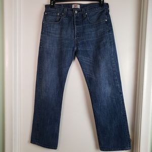 Levi's Original 501 Button Fly Straight Leg Jeans